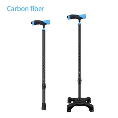 China Medical Led Lights Walking Stick Carbon Fiber Lightweight And Adjustable Walking Cane With Light For The Elderly for sale