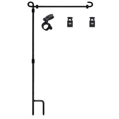 China Polyester Garden Flag Stand, Waterproof Paint Powder-Coated Premium Metal Flag Pole Garden Stand, Metal Flag Stand for sale