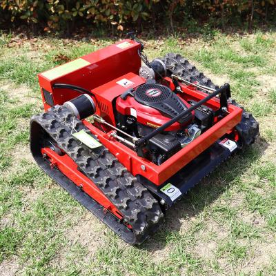 China 4-Stroke Gasoline Remote Control Lawn Mower And Robotic Lawn Mower For Agriculture for sale