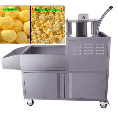 China Fully Automatic Commercial American Gas Snacks Factory Gas Spherical Popcorn Maker for sale