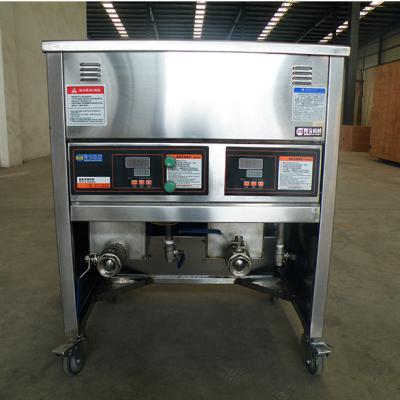 China Hotels Deep Frying Machine Double Tank Electric Fryer Stainless Steel Deep Frying Equipment for sale