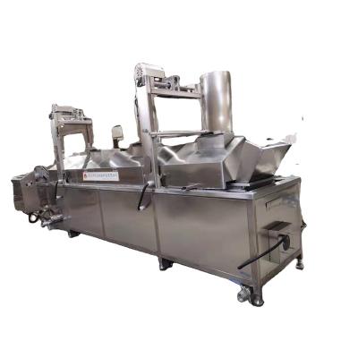 China Farms French Fries Making Machine Electric Deep Fryer / Plant Deep Pressure Frying Machine for sale