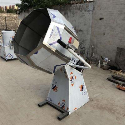 China Automatic Octagonal FOOD Snacks Peanut Potato Banana Flavoring Caramel Popcorn Seasoning Chips Machine For Sale for sale