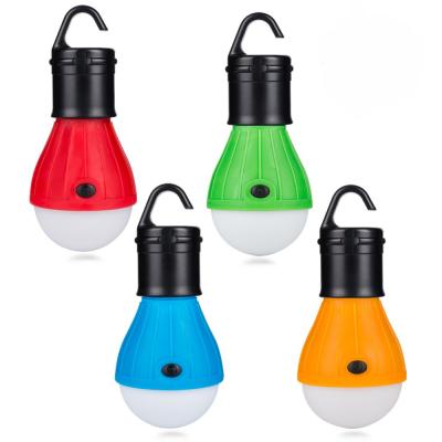 China 3LED Camping Mini Portable Energy Saving Camping Waterproof Lights Emergency Bulb Lights à venda