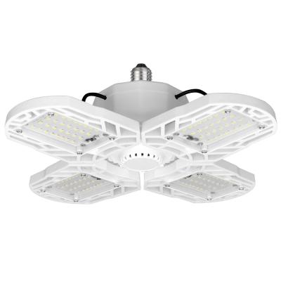 중국 Hot Sale Warehouse White LED 4 Leaves Smart Sensor 20w Collapsible Folding LED HighBay Light Light 판매용