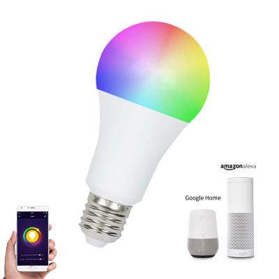 중국 Residential TUYA Wifi A60 9W Smart Led Bulb With RGB Color Changing Compatible With Alexa And Google Assistant 판매용