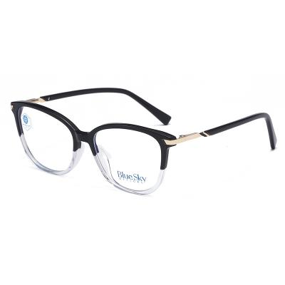 China Acetate optical frames 2021 Stylish Nagative Ion Eye Glasses for Men and Women for sale