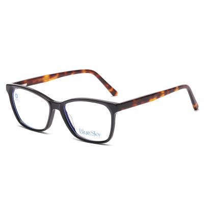 China Acetate optical frames The New Listing Woman Eyeglass She Young Transparent Acetate Eyewearpopular Design Blue Light Blocking Eyewear for sale