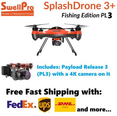 China Cheap SwellPro SplashDrone 3+ Fishing Drone with PL3 4K Camera Waterproof for sale