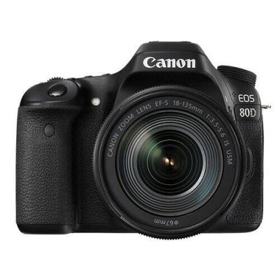 China Cheap Canon EOS 80D Digital SLR Camera with 18-135mm EF-S f/3.5-5.6 IS USM Lens for sale