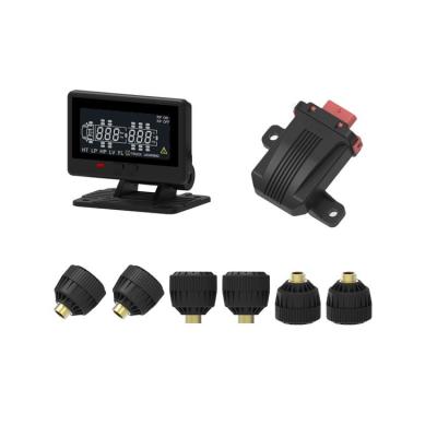 China Dumping Function Tire Pressure Monitoring System 0-204Psi Sensor 2-24 Wheels Support Auto-Trailer Truck Internal External Tpms for sale