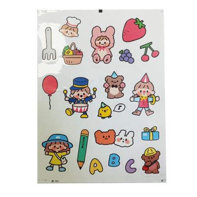 China Wholesale Custom Holographic Decorative Adhesive Multi Design Kiss Cut Sticker Sheet for sale