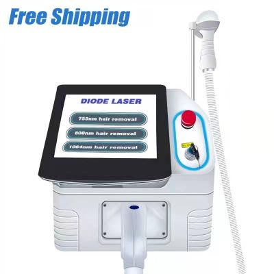 China Super Hair Removal Most Effective Diode Laser 755 808 1064/808nm Diode Laser Hair Removal / Portable Diode Laser for sale