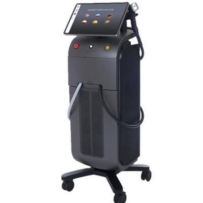 China Dye Removal Best 3 Wavelength Titanium Laser 808nm Diode Hair Remover Machine Permanent Soprano Alma 755 808 1064nm for sale