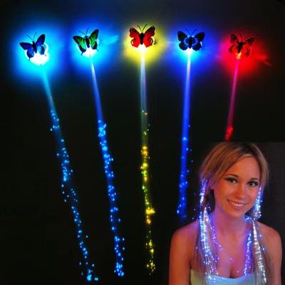 China Holiday Decorations 2023 Party Decoration Fashion Items Led Hair Flashing Led Hair Light for sale