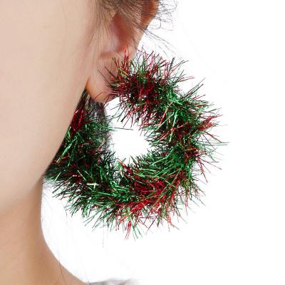 China Holiday Decorations New Personalized Original Christmas Tassel Earrings for sale