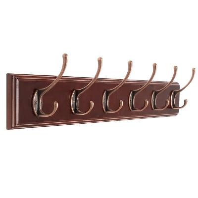 China Wall Mounted Adjustable Cheap Price High Quality Wooden Coat And Hat (Other) Rack for sale