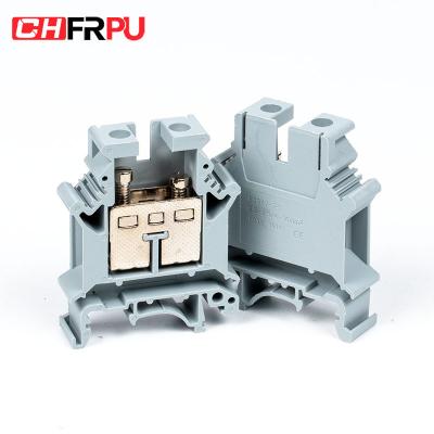 China CHFRPU UK16N-high 16mm2 DIN Rail Screw Terminal Block Brass Customizable #N/A for sale