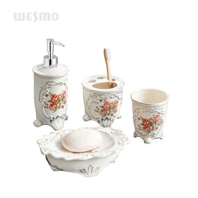 China Elegant Hotel Porcelain Bath Room Set for sale