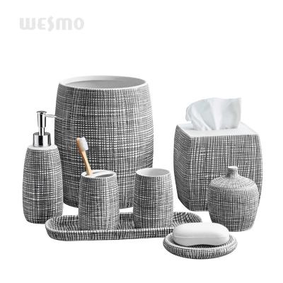 China Sustainable Porcelain Bathroom Accessories for sale