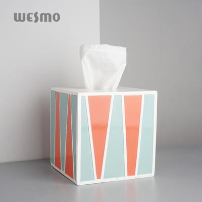 China Modern Children's Style Polyresin Tissue Holder Box for sale