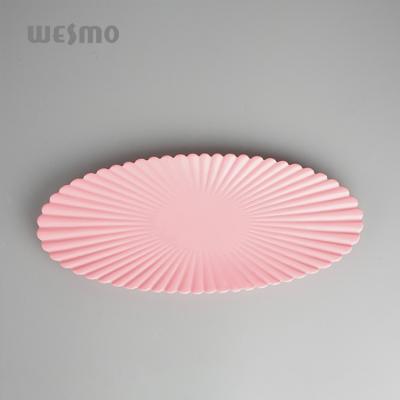 China Sustainable Cute Style Polyresin Bathroom Accessories Set Decoration Table Tray for sale