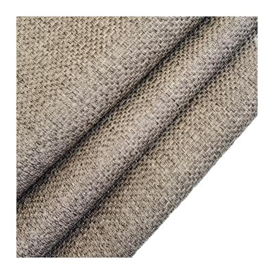 China Hot Selling Thermal Breathable Insulated Look Linen Patch Curtain Tarnish Fabric for sale