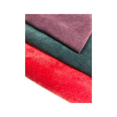 China Tear-resistant classic velvet fabric for hometextile products up to 20 colors in stock for sale