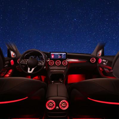 China Auto Lighting System 64 Colors Ambient Light Car Interior For Mercedes Benz w205 c class for sale