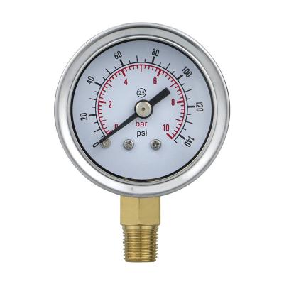 China 41.5mm Customized OEM Dial 80psi Pressure Gauge with 1/4 or 1/8 Threaded Connection en venta