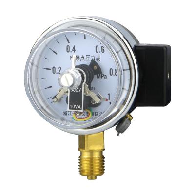 China Hoogdrukhydraulische oliedruksmeter met elektrisch contactbereik van 60 MPa Te koop