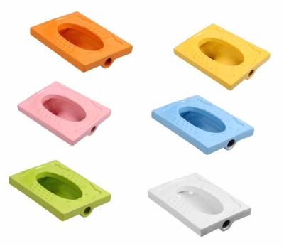 China 2020 Double-Flow China Public Toilet Bathroom WC Use Cheap Durable Ceramic Toilet Squat Pan for sale