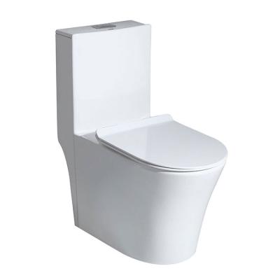 China Chaozhou Ware Auto Operation Lavatory Ceramic Sanitary Portable Porcelain Large Size WC Super Siphonic Toilet for sale