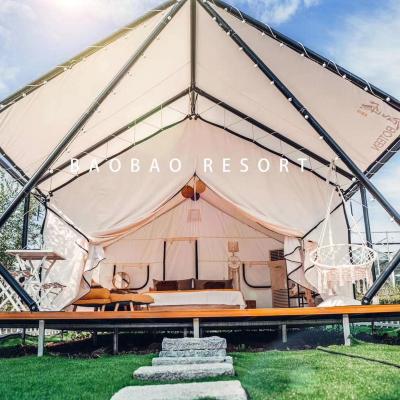 China Waterproof outdoor waterproof luxury hotel tent tourist hotel tent safari glamping tent for sale