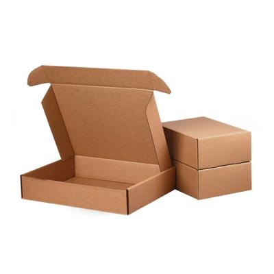 China Wholesale customized logo recycled matte printing corrugated boite en carton box packaging mail box for sale