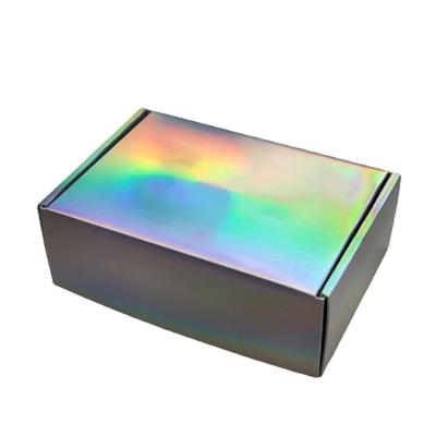 China Custom Eco Friendly Recycled Shipping Mailing Boxes Custom Logo Holographic Corrugated Shipping Boxes for sale