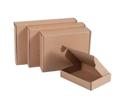 China Spot Wholesale Kraft Paper Courier Box Electronic Product Custom Logo Packaging Hardware Paper Box for sale