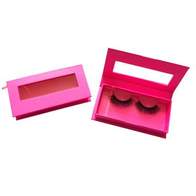 China China Großhandel Luxuspapier rosa roten Wimpern Verkäufer Verpackungskiste für Nerz Wimpern tägliches Make-up zu verkaufen