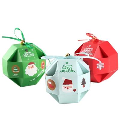 China New Creative Christmas Gift Box With Cute Santa Claus Image Paper Boxes for sale