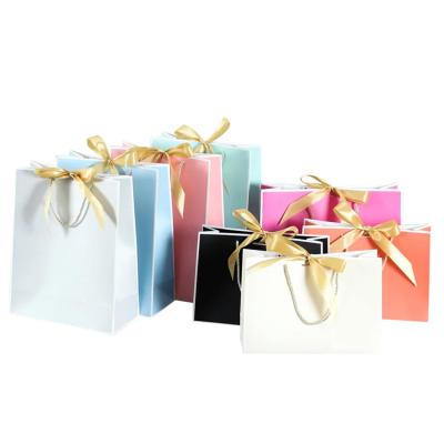 China High Quality Boutique Bag Personalizadas Para Joyas Cajas Bolsas De Carton Jewelry Packaging Paper Bags for sale