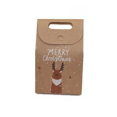 China Retro Cartoon Animal Christmas Eve Apple Gift Box Christmas Gift Small Gift Ornament Tote Bag Packaging Box for sale