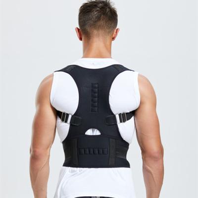 China Promotes Good Posture and Shapes Body Neoprene Elastic Medical Posture Corrector Magnetic Back Support Belt for sale