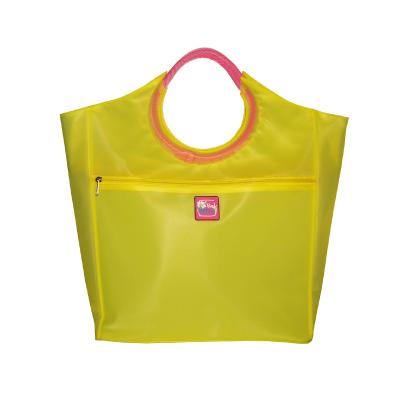 China Long Lasting Waterproof PVC Beach Bag In Tote Style for sale