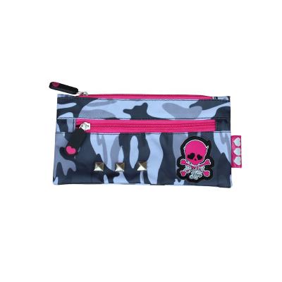 China Schools & Camouflage Good Quality Zipper Fashion Abrasion Offices Wholesale Price Stationary Pencil Bags School for sale