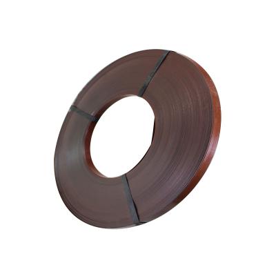 China Custom Painting Manual Wrapping Wrapping Steel Strapping Brown Steel Strapping for sale