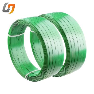 China Polyester Green Pet Manual Packing Strap Steel Plastic Green Packing Strap Plastic Pet for sale