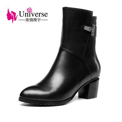 China Other Leather Pointed Toe E426 2017 Women Half Boots for sale