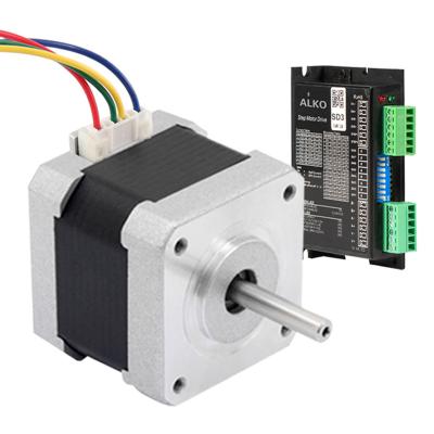 China Auto Product High Quality Phase 2 0.18N.m 1.8 Degree NEMA 14 Medical Equipment 3D Printer Micro Stepper Motor Driver Kits for sale