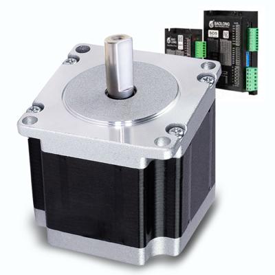 China Professional Manufacturer HighTorque Automatic Product 6.5N.m 5.6A Hybrid NEMA 34 1.8 Degree Step Motor For 3d Printer CNC for sale