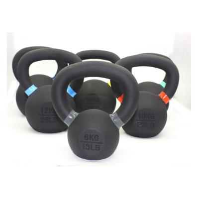 China Universal Kettlebell Black Color Circle Spraying Portable Fitness Kettlebell 32 Piece Makers Sporting Goods for sale